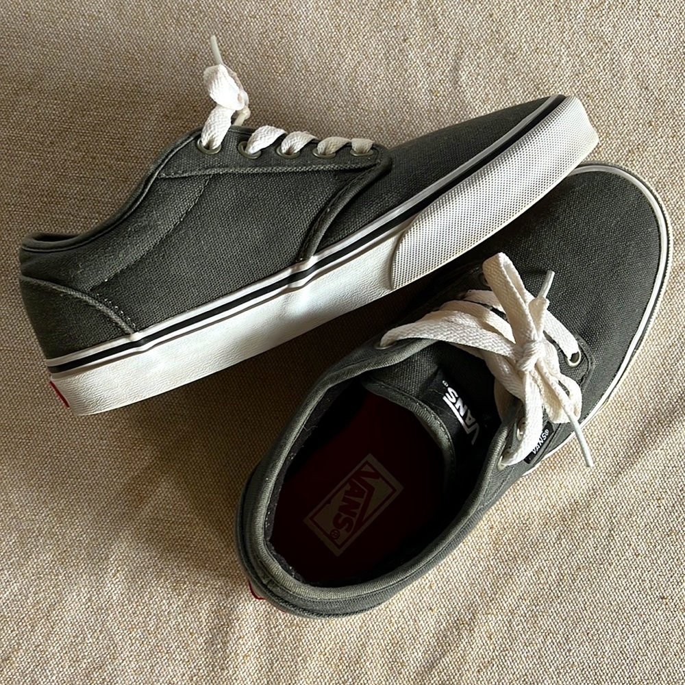 VANS Atwood Canvas Pewter Skate Shoes 👟